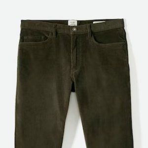 Men's Green Corduroy Pants - Flint and Tinder